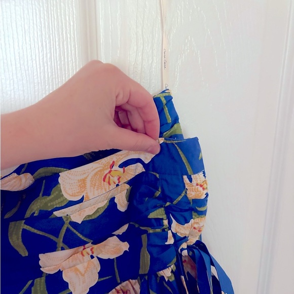 Cara Cara Blue Floral Midi Skirt - Picture 5 of 5